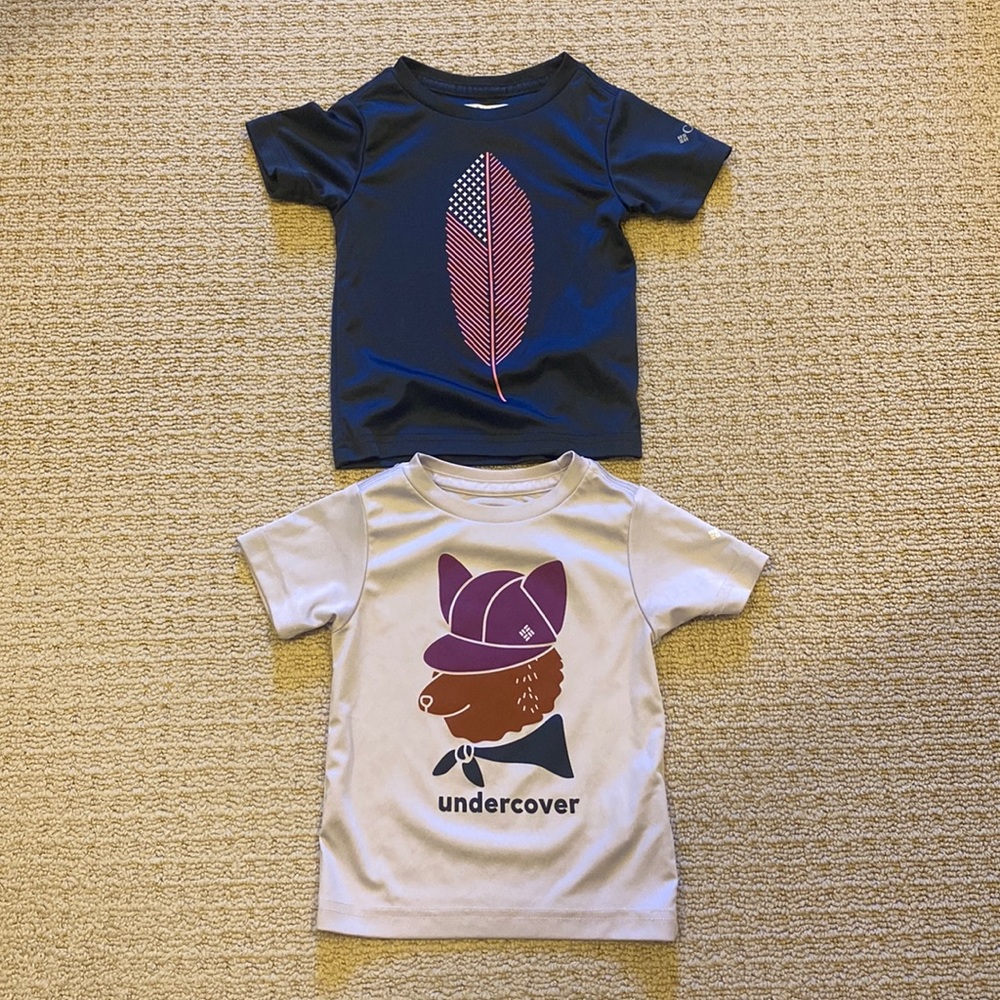 2 2T Columbia shirts